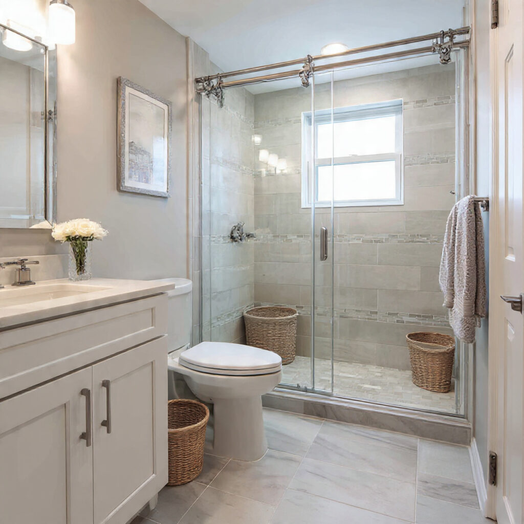 27 Small Bathroom Makeover Ideas That Transform Tiny Spaces Fast 24 Add Under-Sink Storage Baskets