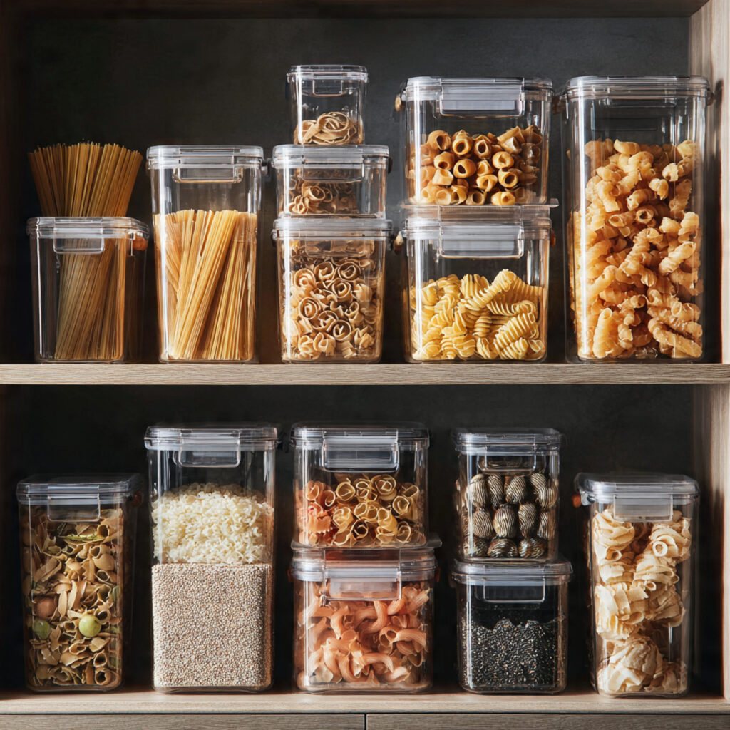 25 Creative Kitchen Storage Solutions for Every Home 8 Airtight Food Storage Containers