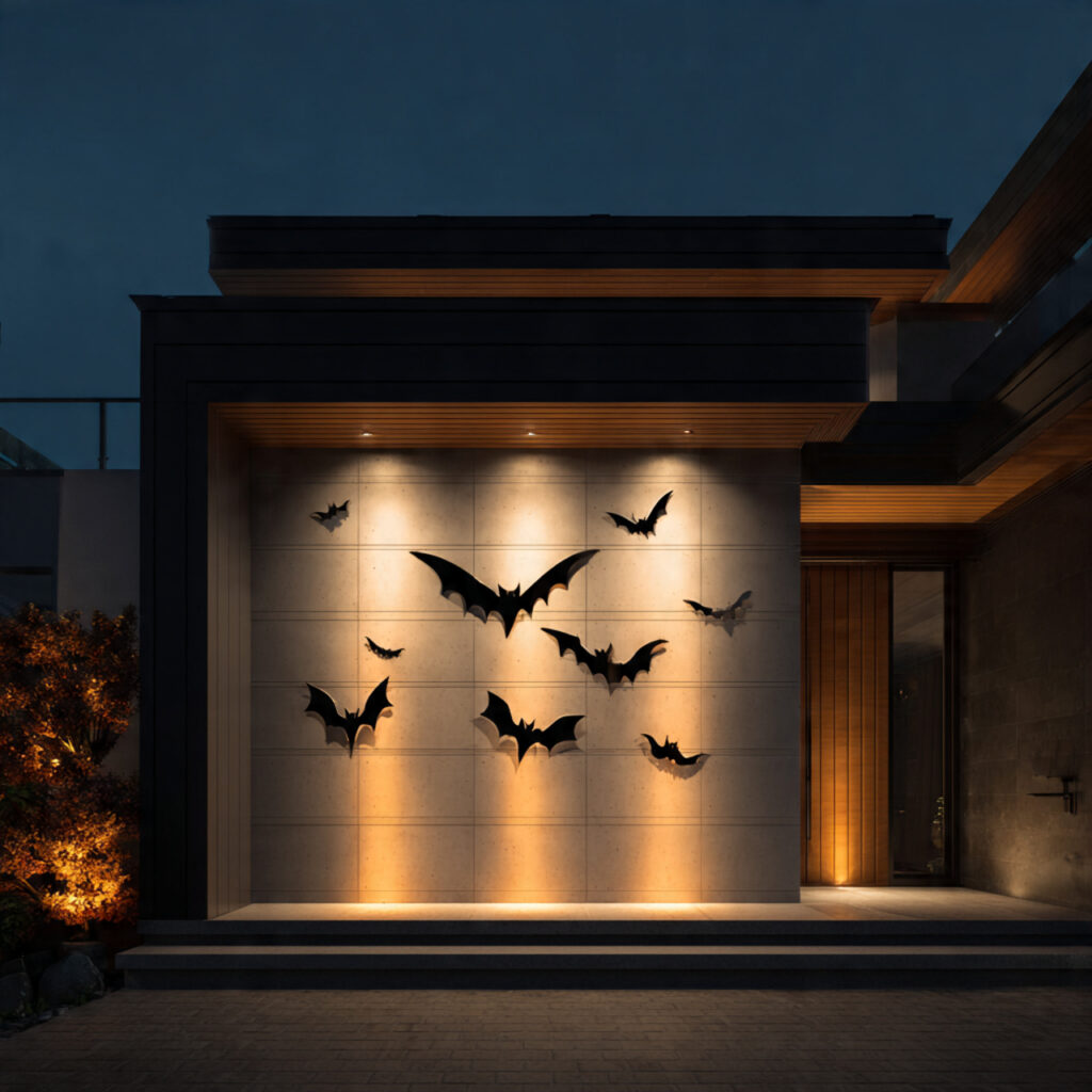Bat Silhouette Wall