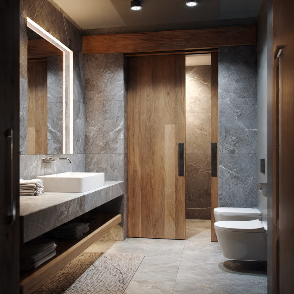 Bathroom door