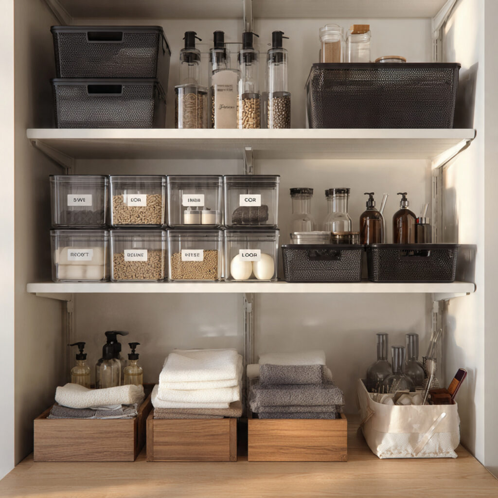 bathroom organization