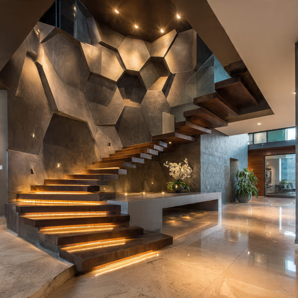 22 Stunning Floating Staircase Ideas for a Sleek, Open Interior 3 Blending Architecture and Sculpture