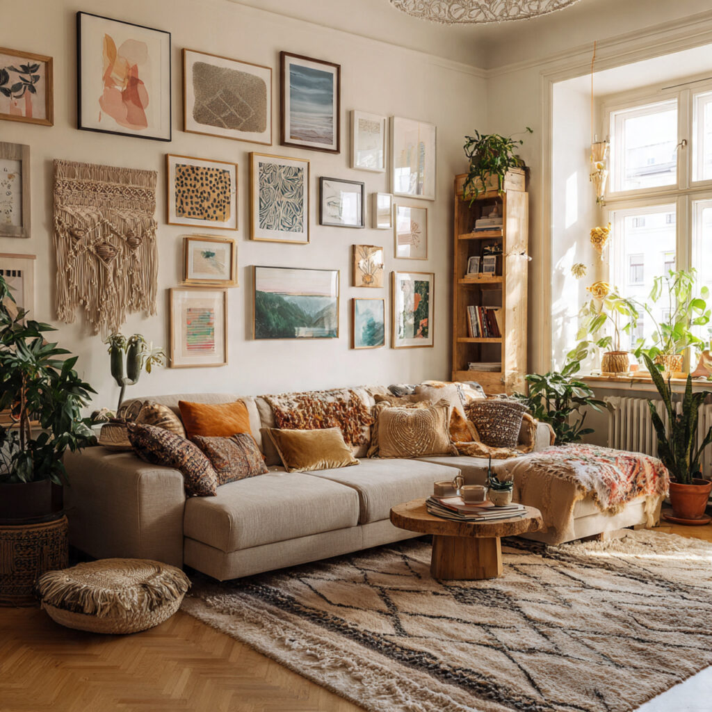 Bohemian Gallery Wall