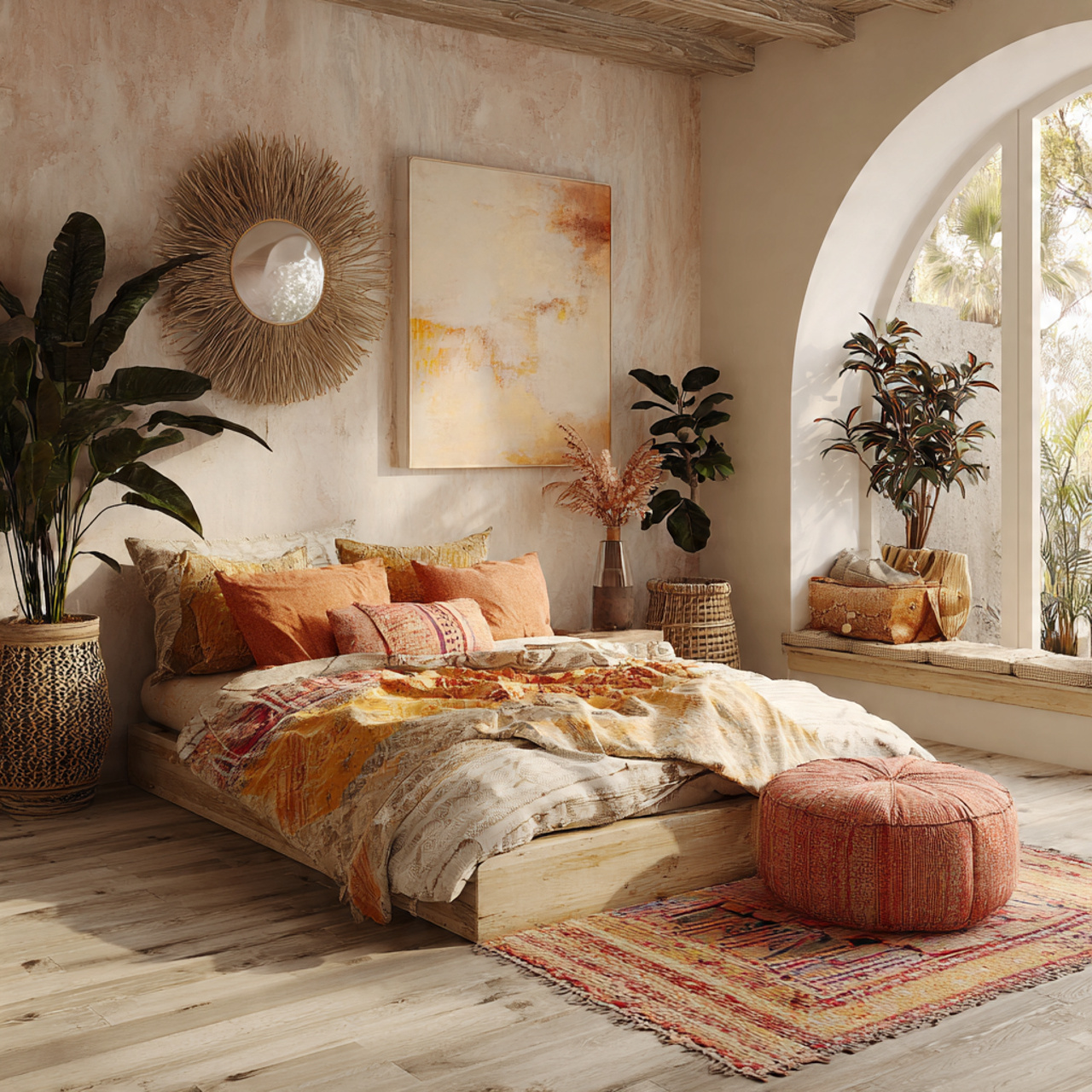 25 Best Boho Bedroom Inspiration for a Warm, Relaxed & Creative Space 23 Boho Bedroom