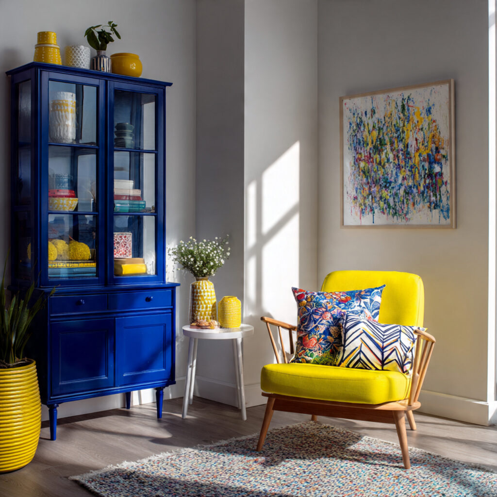 25 Best Painted Furniture Ideas to Transform Your Home 2 Bold Statement Colors