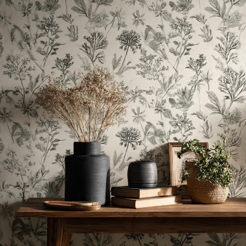 25 Best Boho Wallpaper Ideas to Transform Your Space 10 Botanical Illustrations