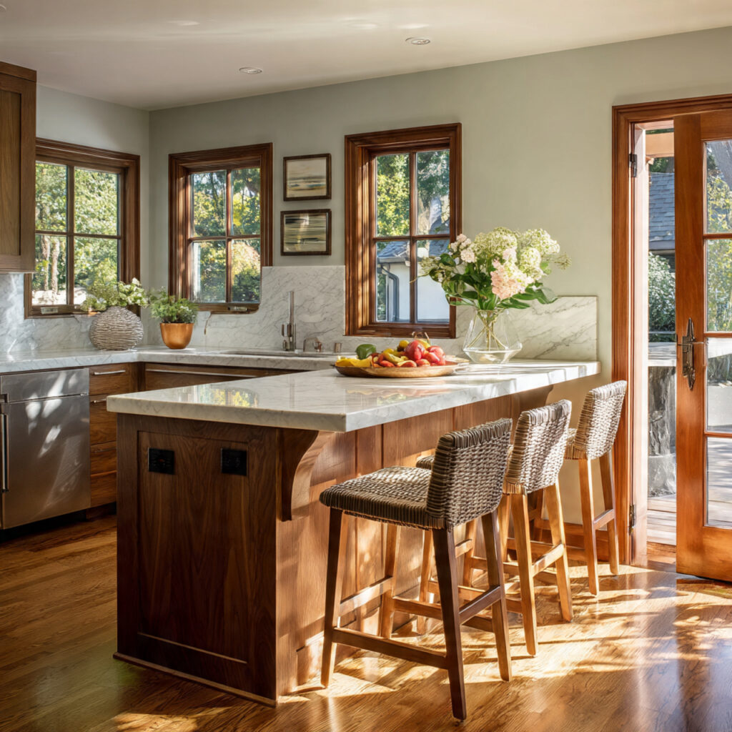 25 Stunning Kitchen Bar Design Ideas to Transform Your Space Fast 10 Breakfast Bar with Overhang Seating