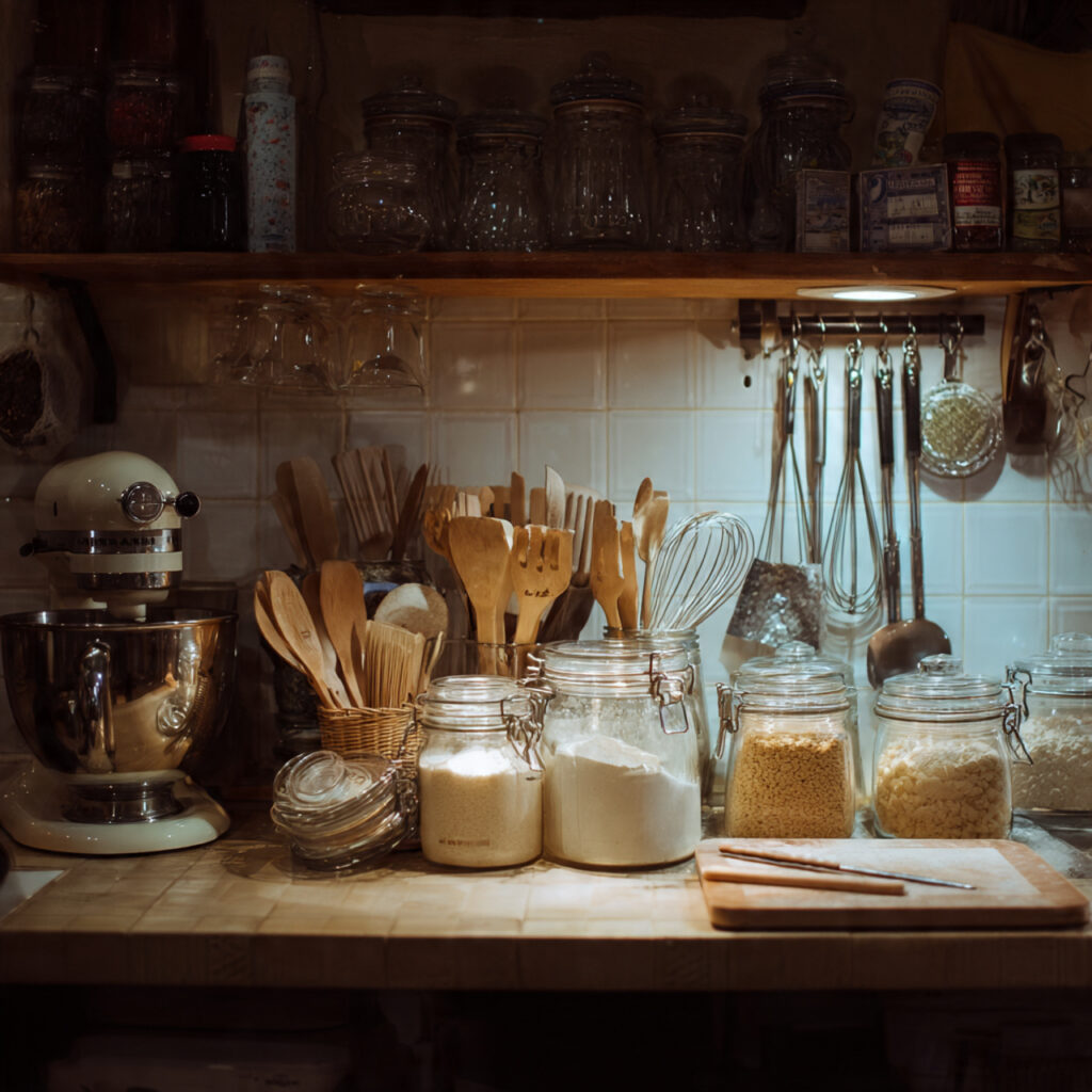 25 Smart Kitchen Counter Organization Ideas to Cut Clutter Fast 12 Build a Baking Corner