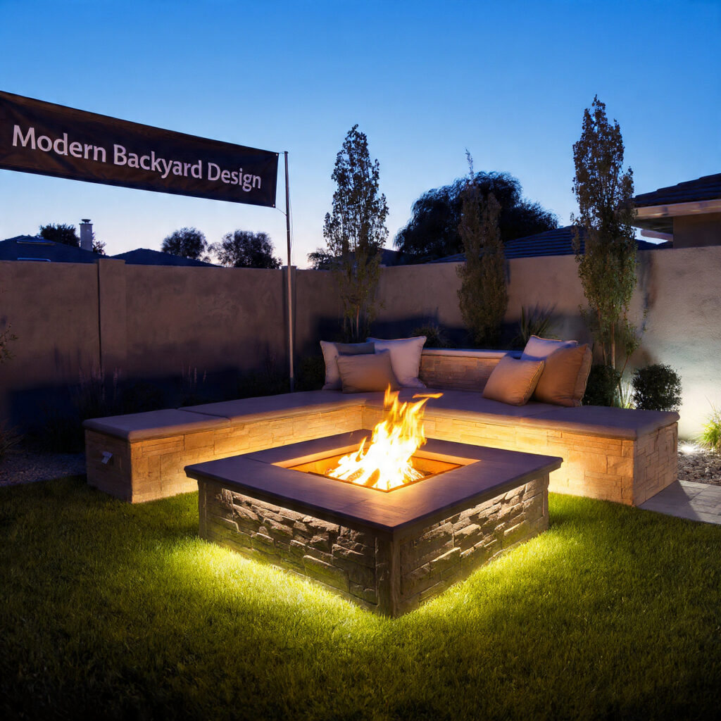 25 Fire Pit Landscaping Designs That Elevate Your Backyard Instantly 3 Built-In Seating Walls