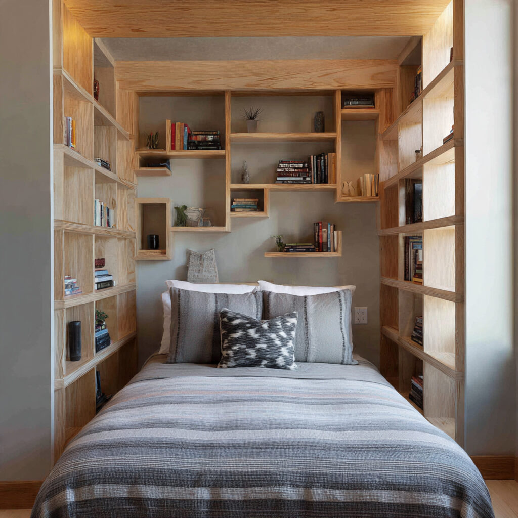 Frame the Bed with Built-Ins