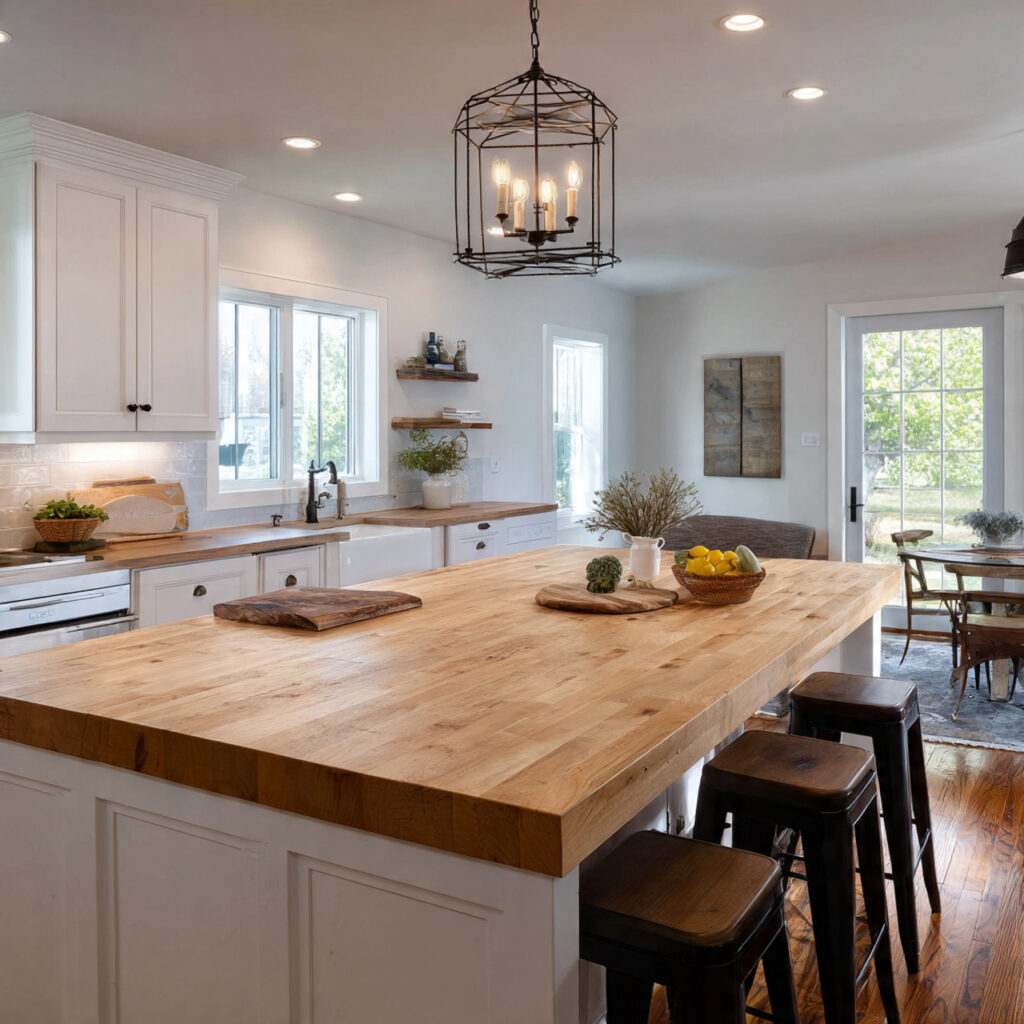 24 Stunning Kitchen Island Ideas to Transform Your Cooking Space 7 Butcher Block Kitchen Island