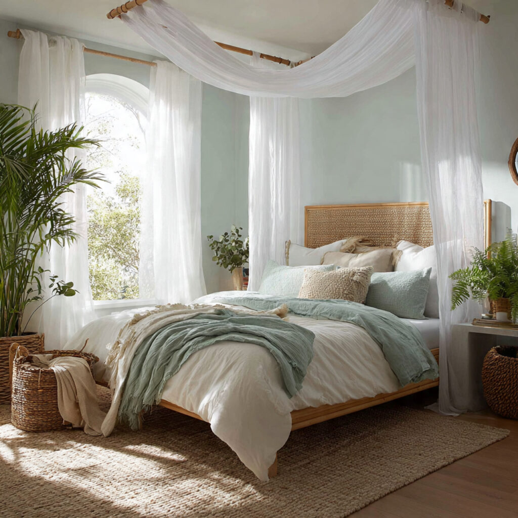 25 Breezy Summer Bedroom Inspiration for a Light and Airy Retreat 21 Canopy-Free Beds