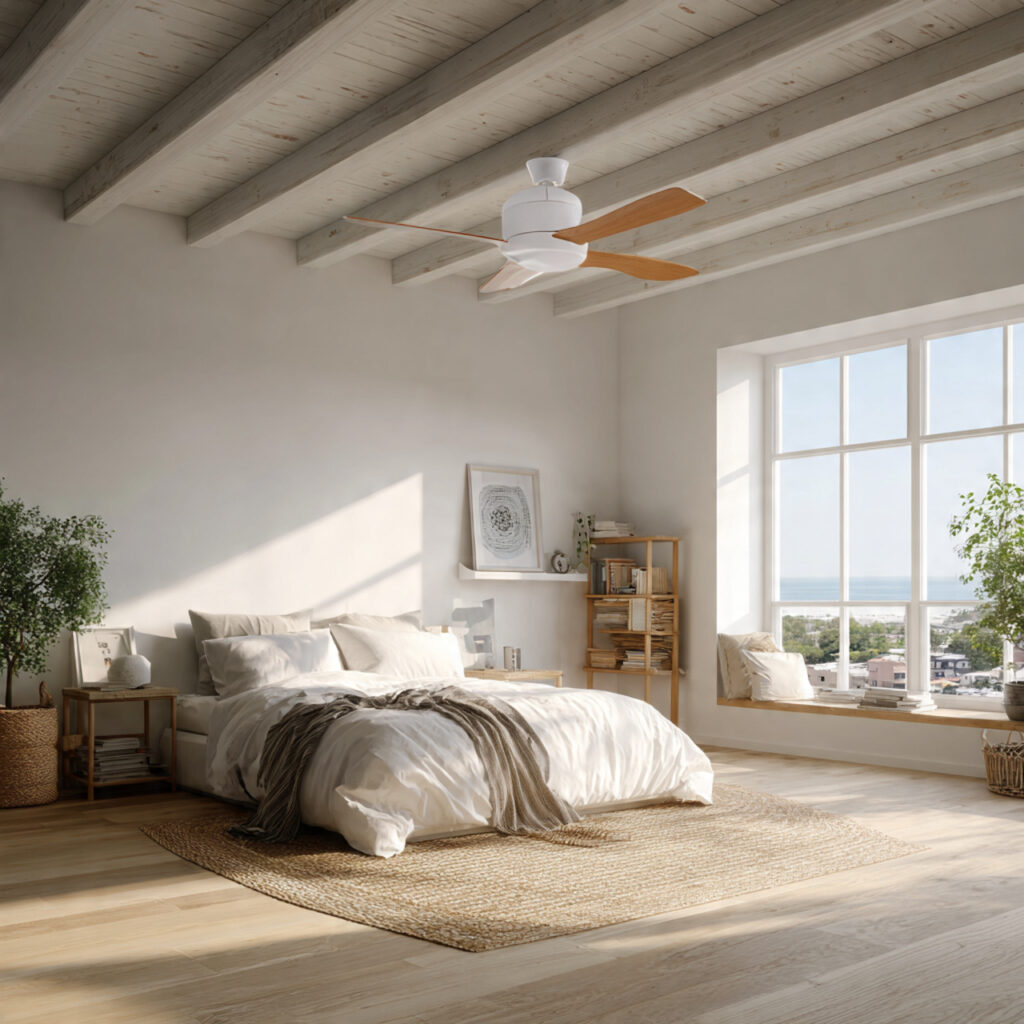 25 Breezy Summer Bedroom Inspiration for a Light and Airy Retreat 19 Ceiling Fan Style Upgrade