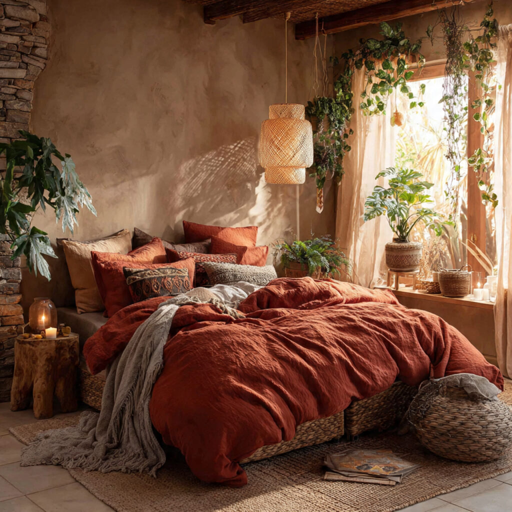 Try Clay, Terracotta, or Stone Accents