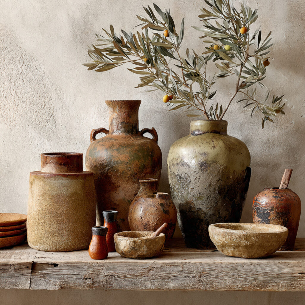 25 Earthy Kitchen Design Ideas That Bring Warmth and Natural Beauty Home 15 Clay Vases & Earthenware Pieces