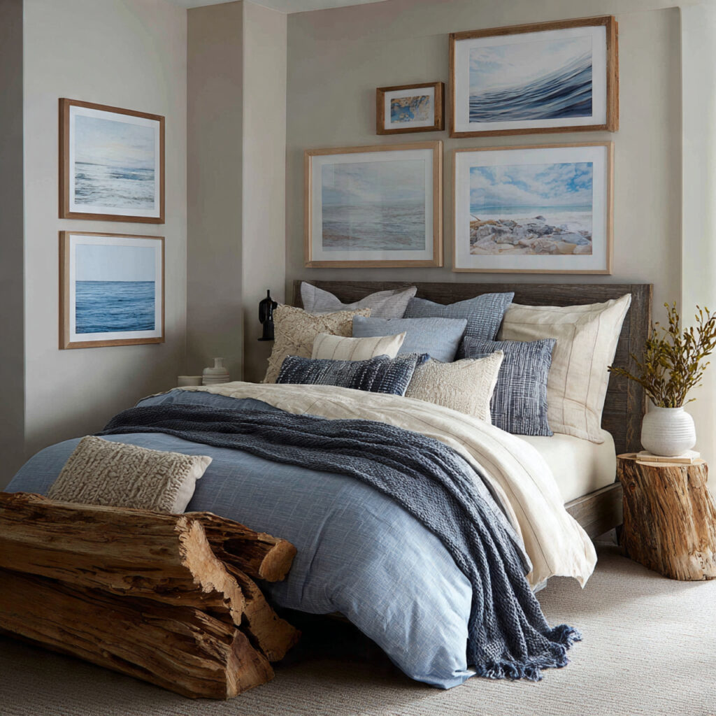 25 Breezy Summer Bedroom Inspiration for a Light and Airy Retreat 3 Coastal-Inspired Décor