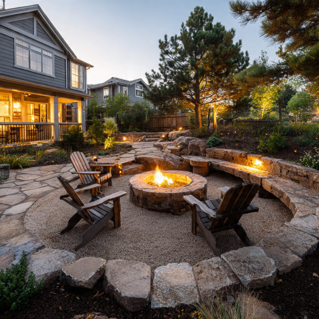 25 Fire Pit Landscaping Designs That Elevate Your Backyard Instantly 1 Cozy Seating Circles