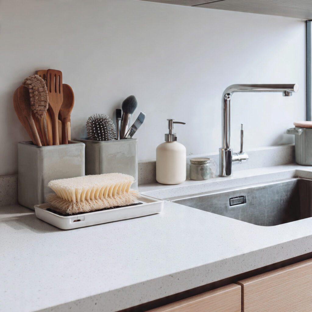 25 Smart Kitchen Counter Organization Ideas to Cut Clutter Fast 11 Create a Clean, Minimal Sink Zone