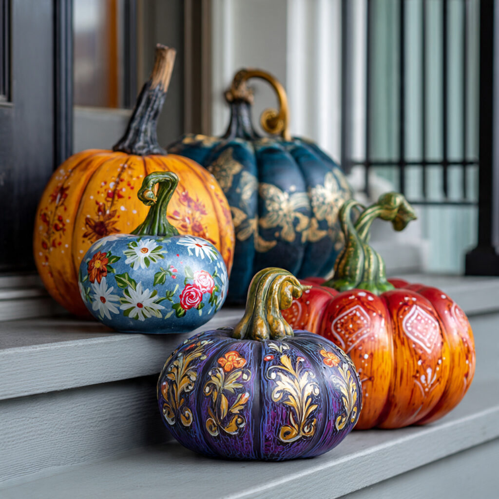 DIY Painted Pumpkins