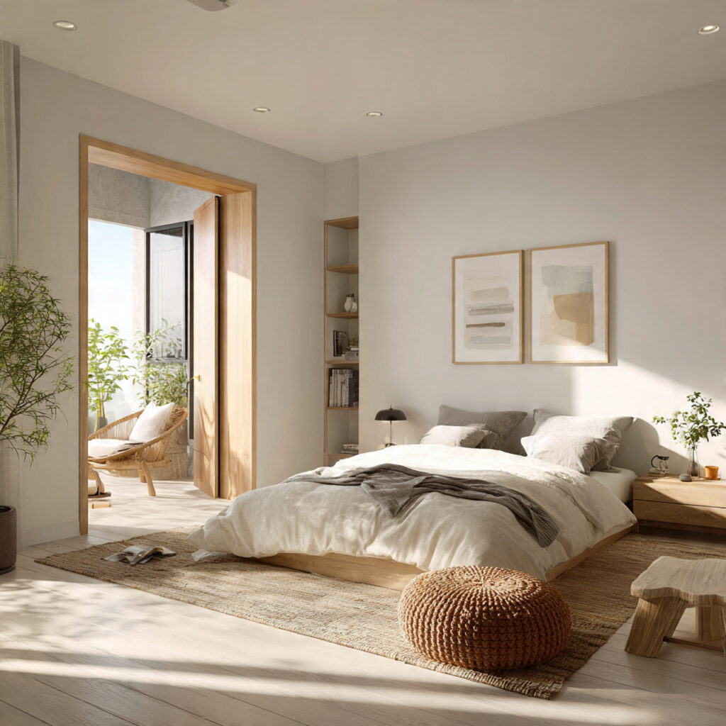 25 Breezy Summer Bedroom Inspiration for a Light and Airy Retreat 8 Decluttered, Open Layout