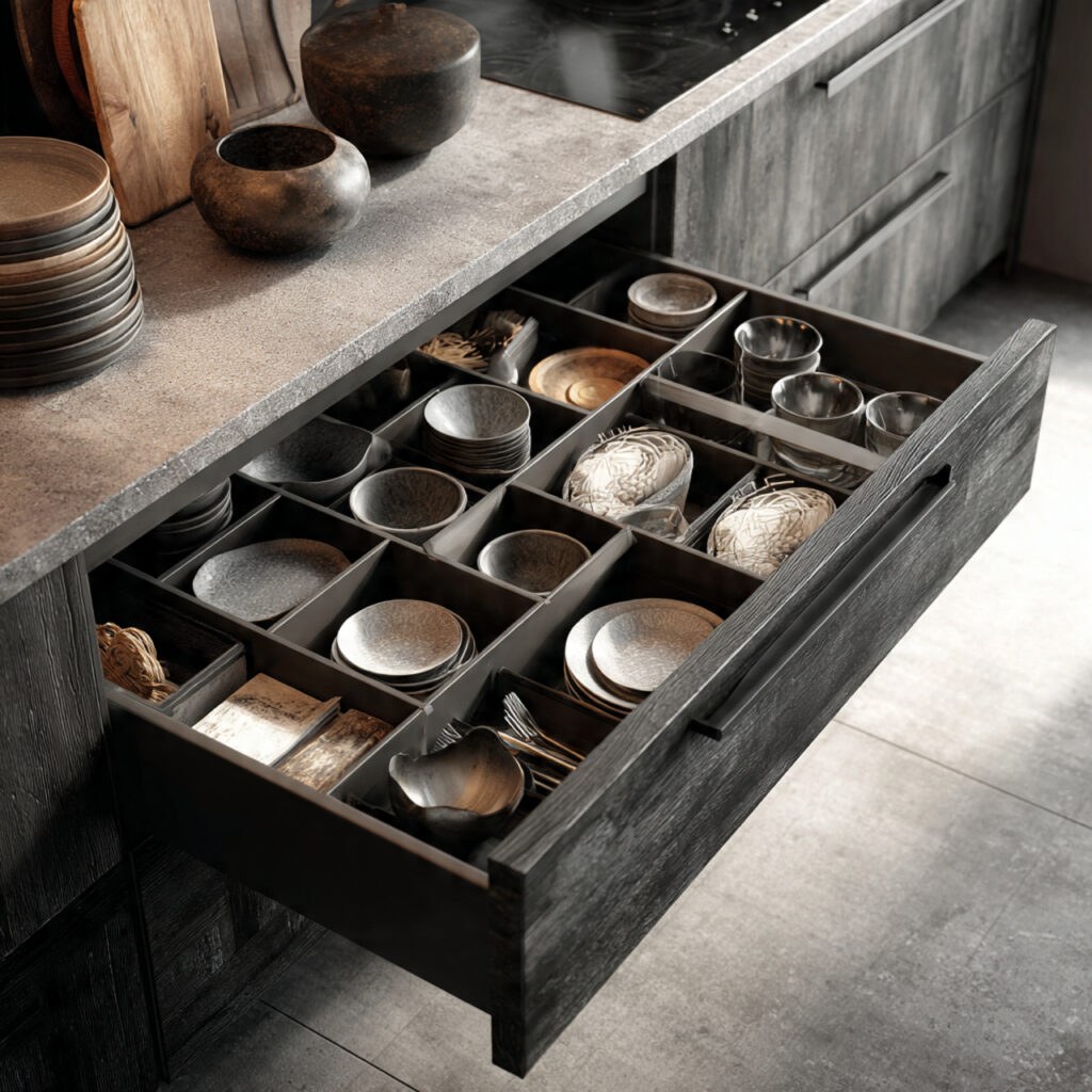 25 Creative Kitchen Storage Solutions for Every Home 21 Dish Drawer Systems
