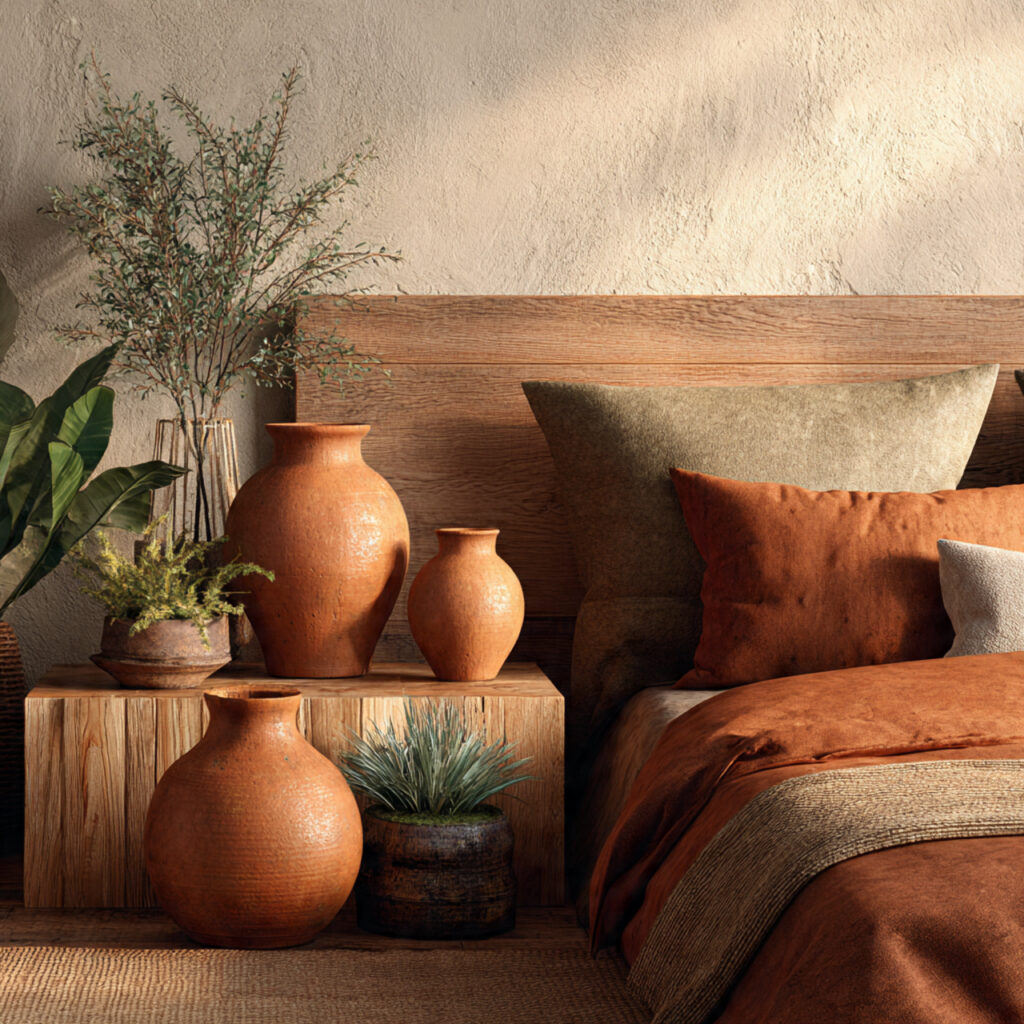 Use Earthy Ceramic Pieces