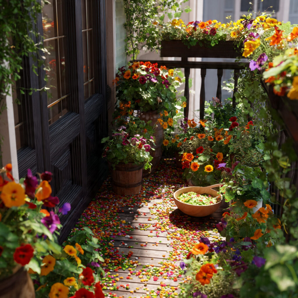 25 Creative Balcony Garden Ideas for Small Spaces 12 Edible Flowers
