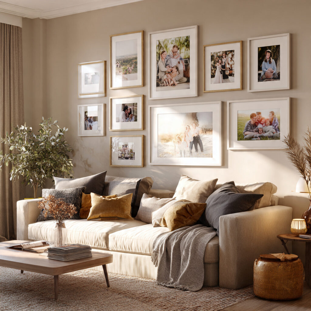 Family Photo Gallery Wall