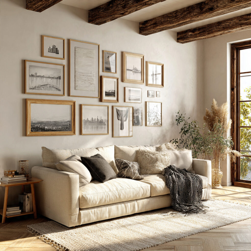 Farmhouse Style Gallery Wall