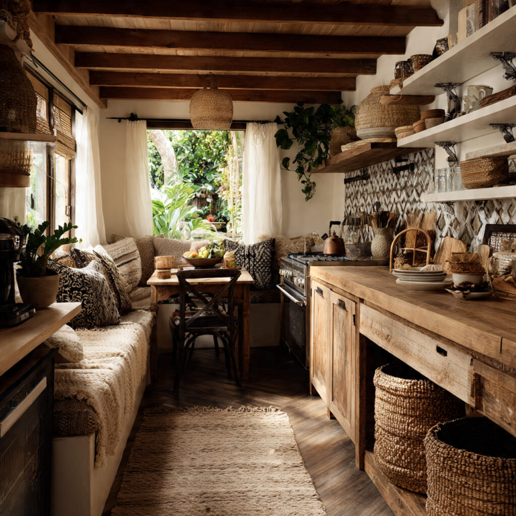 Boho Kitchen: 25 Inspiring Ideas for a Cozy, Eclectic Space 12 Functional Zones