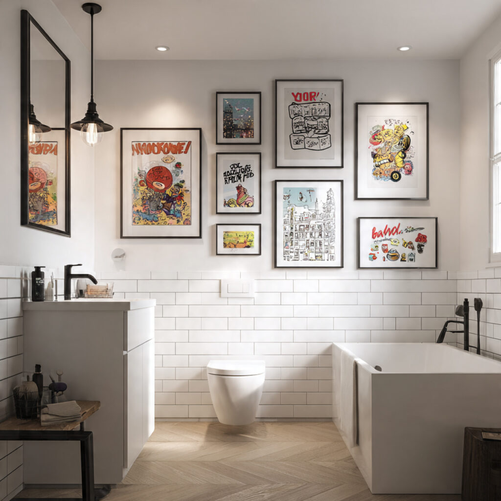 25 Fun Bathroom Decor Ideas to Brighten Your Space Instantly 2 Funny Bathroom Wall Art