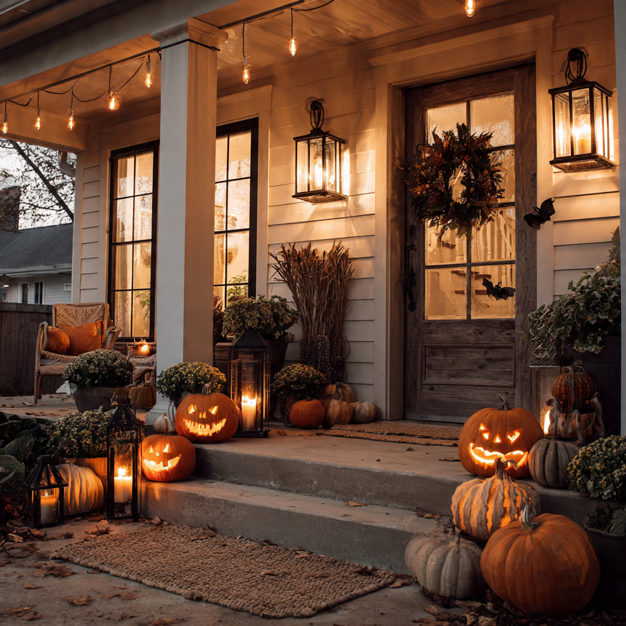 Halloween Front Porch