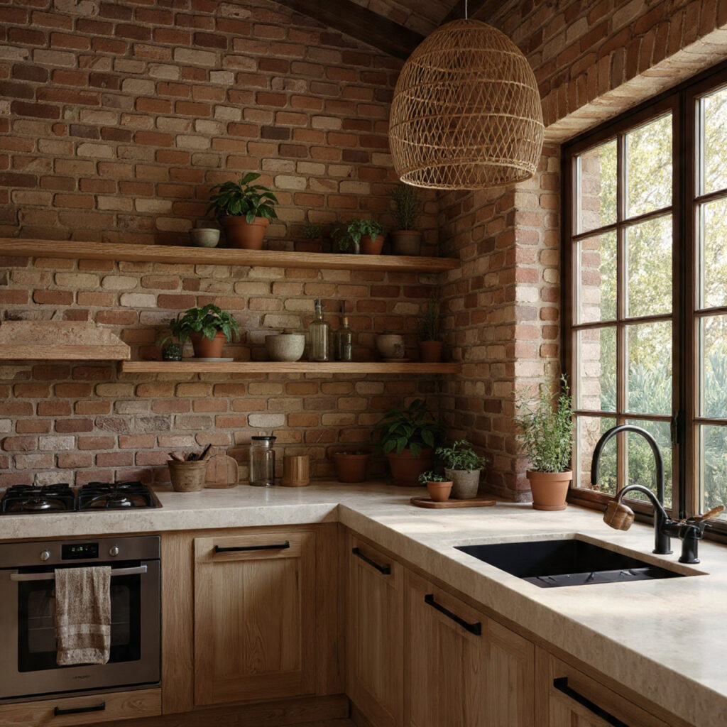 25 Earthy Kitchen Design Ideas That Bring Warmth and Natural Beauty Home 10 Herb Gardens