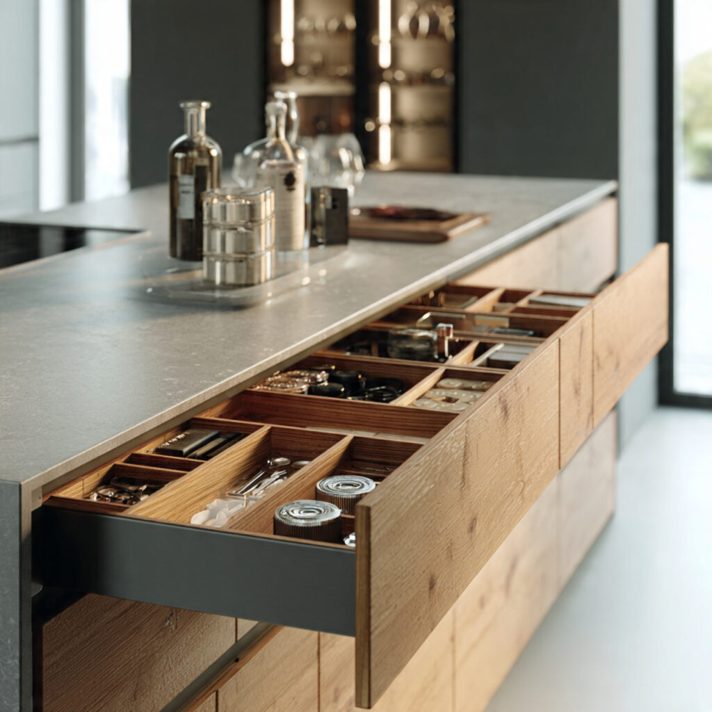25 Stunning Kitchen Bar Design Ideas to Transform Your Space Fast 19 Hidden Storage Bar