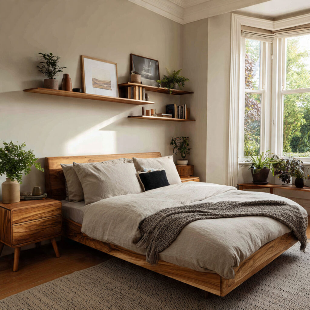 25 Best Japandi Bedroom Inspiration: Minimalist, Cozy, and Timeless Design 6 Highlight Natural Wood Elements