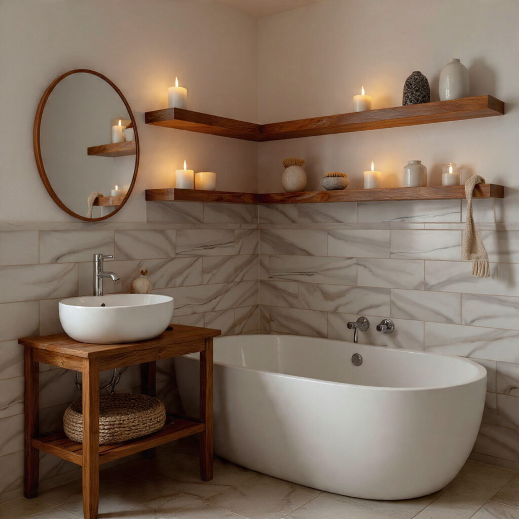 25 Bathroom Shelf Decor Ideas to Refresh Your Space Instantly 18 Hygge Vibes