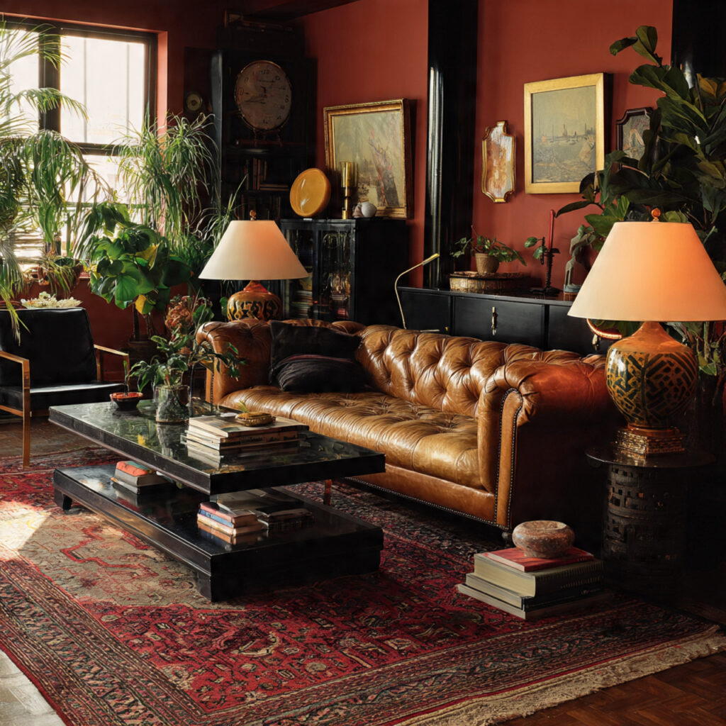 25 Maximalist Living Room Ideas: Bold Colors, Patterns & Statement Pieces 13 Incorporate Vintage Finds