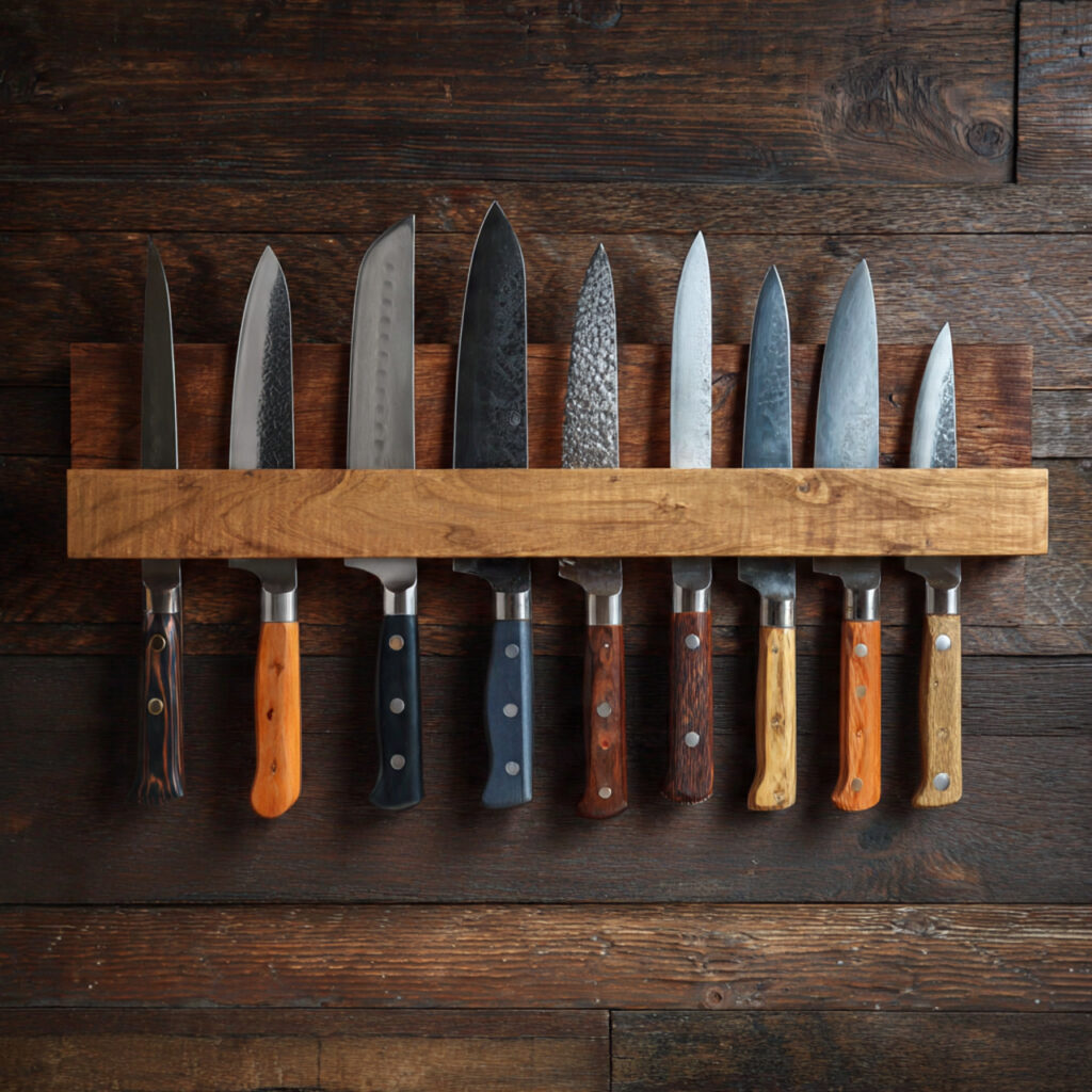 25 Smart Kitchen Counter Organization Ideas to Cut Clutter Fast 4 Install a Magnetic Knife Strip