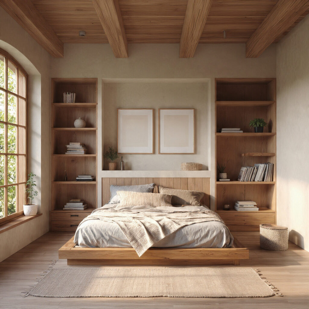 25 Best Japandi Bedroom Inspiration: Minimalist, Cozy, and Timeless Design 20 Introduce Minimalist Storage