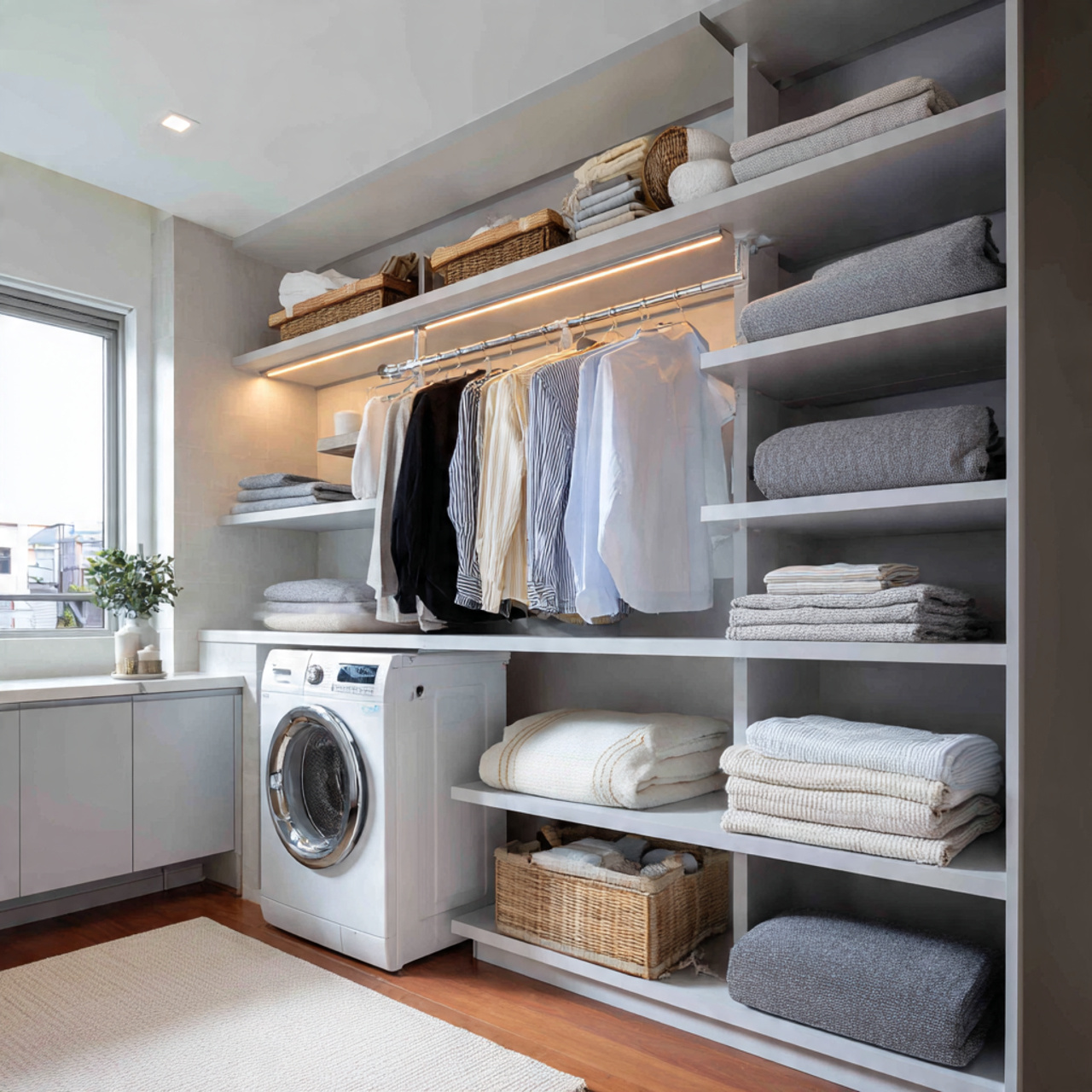 23 Creative Laundry Room Shelves to Maximize Space and Style 27 Laundry Room Shelves