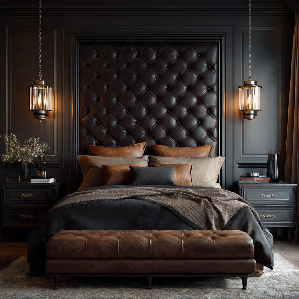 Leather Headboards for Warmth