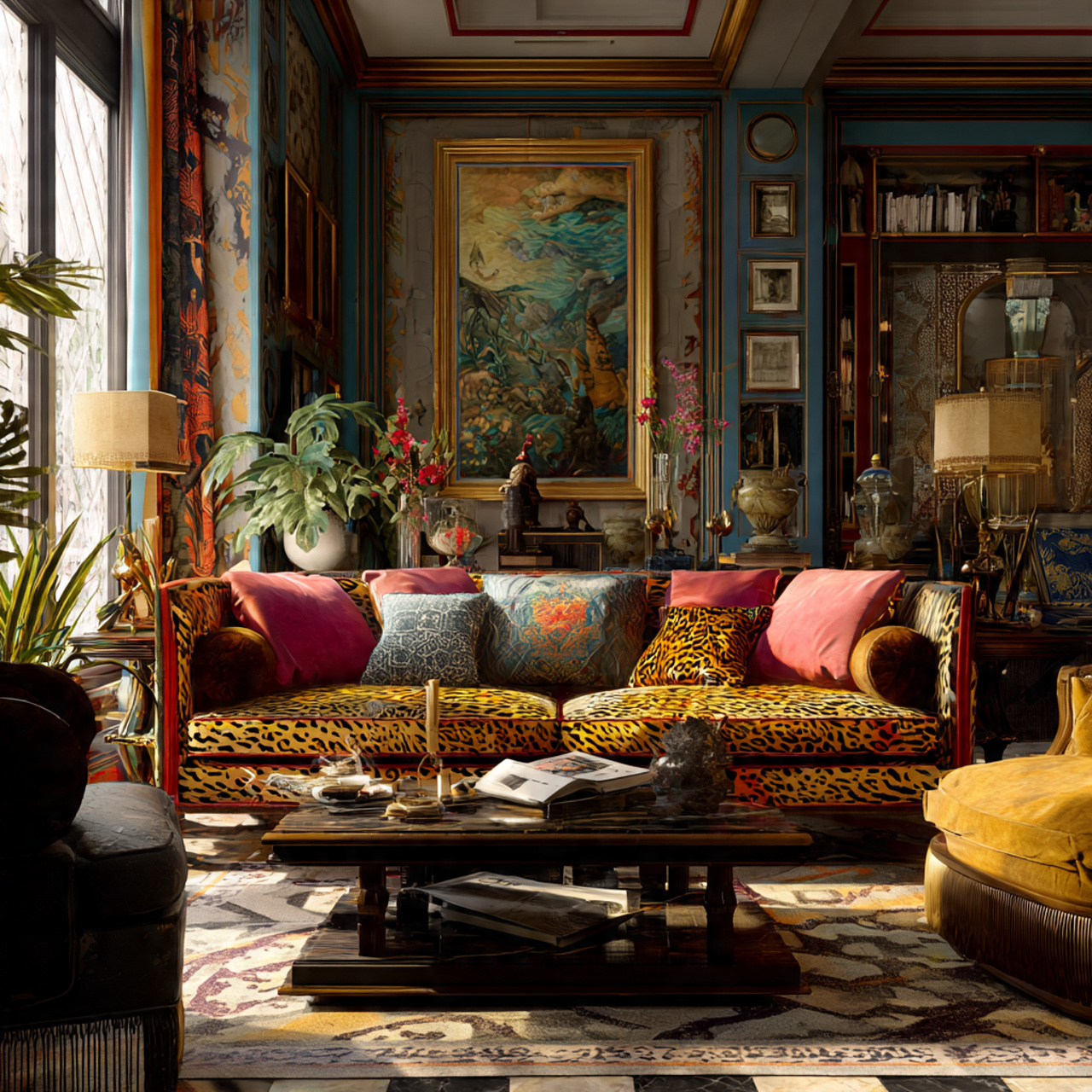 25 Maximalist Living Room Ideas: Bold Colors, Patterns & Statement Pieces 27 Maximalist Living Room