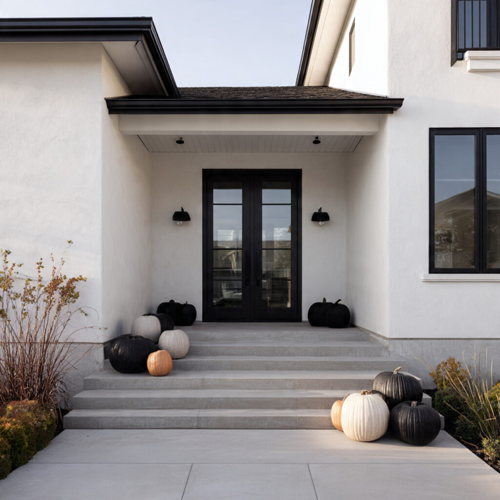 Minimalist Black and White Look