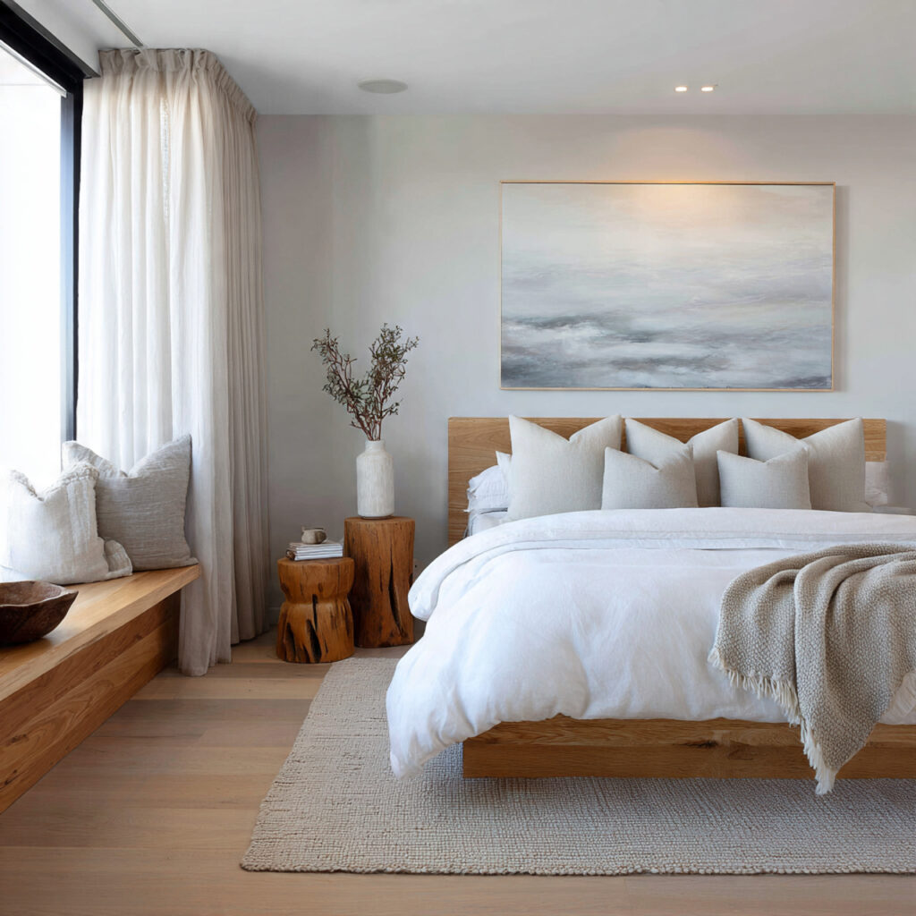 25 Beachy Bedroom Ideas to Create a Calm, Coastal Escape at Home 17 Minimalist Coastal Decor