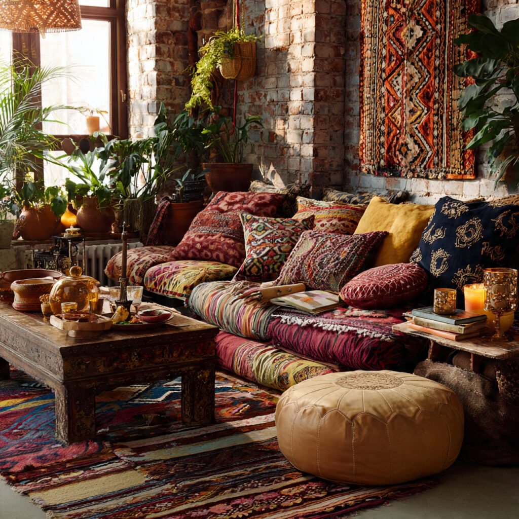 24 Boho Living Room Ideas for a Cozy, Stylish & Creative Home Space 10 Mismatched Throw Pillows for Casual Style
