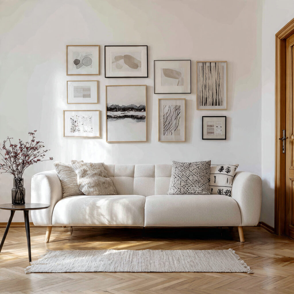 Modern Minimalist Gallery Wall