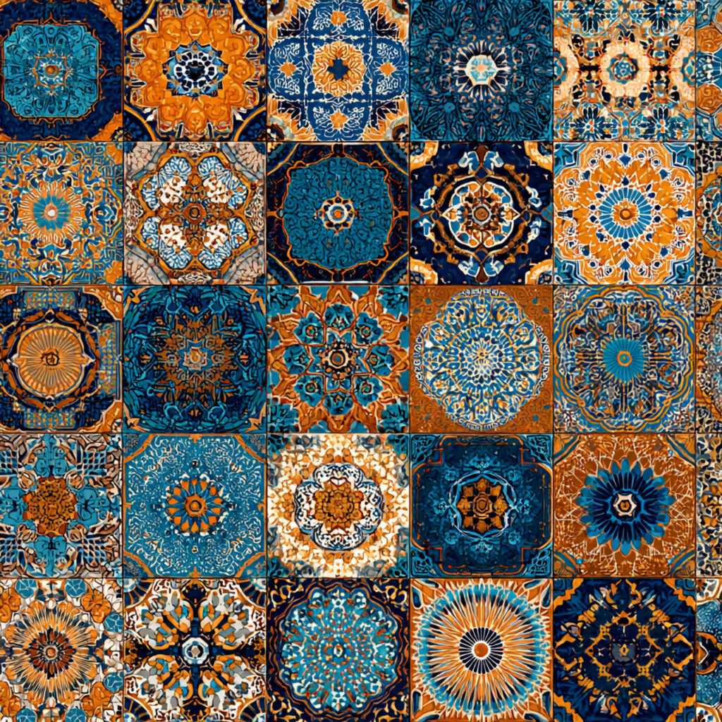 25 Best Boho Wallpaper Ideas to Transform Your Space 2 Moroccan Mosaic Patterns