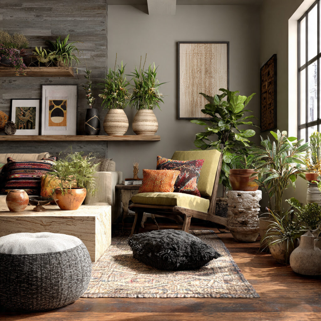 25 Stylish Eclectic Decor Tips for a Bold, Unique Home Design 7 Natural Elements