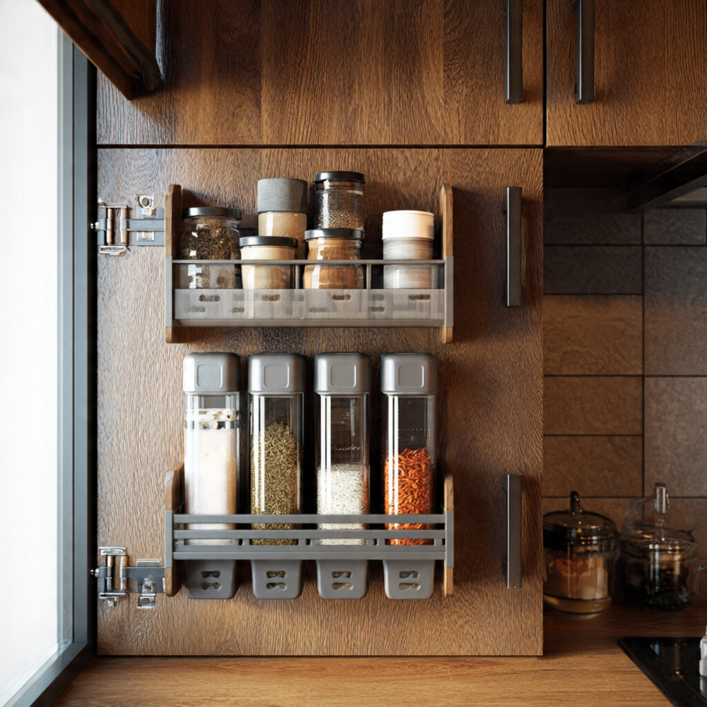 25 Creative Kitchen Storage Solutions for Every Home 11 Over-the-Door Organizers
