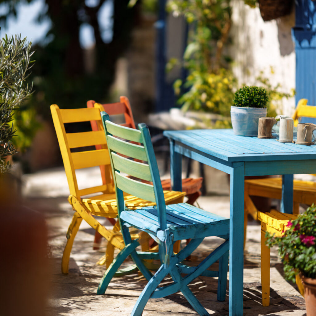 25 Best Painted Furniture Ideas to Transform Your Home 24 Painted Furniture for Outdoor Spaces